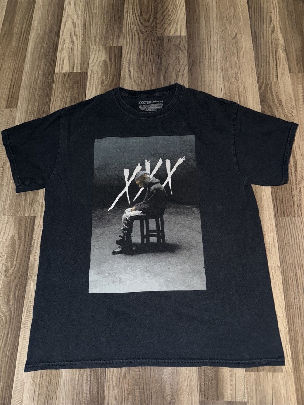 Xxxtentacion T-Shirt Black Large 20x27
